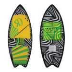 Ronix Wakesurf Board Super Sonic Space Odyssey Fish 2018 Ober- und Unterseite